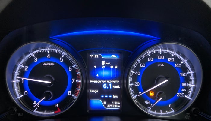 2021 Toyota Glanza G, Petrol, Manual, 27,599 km, Odometer Image