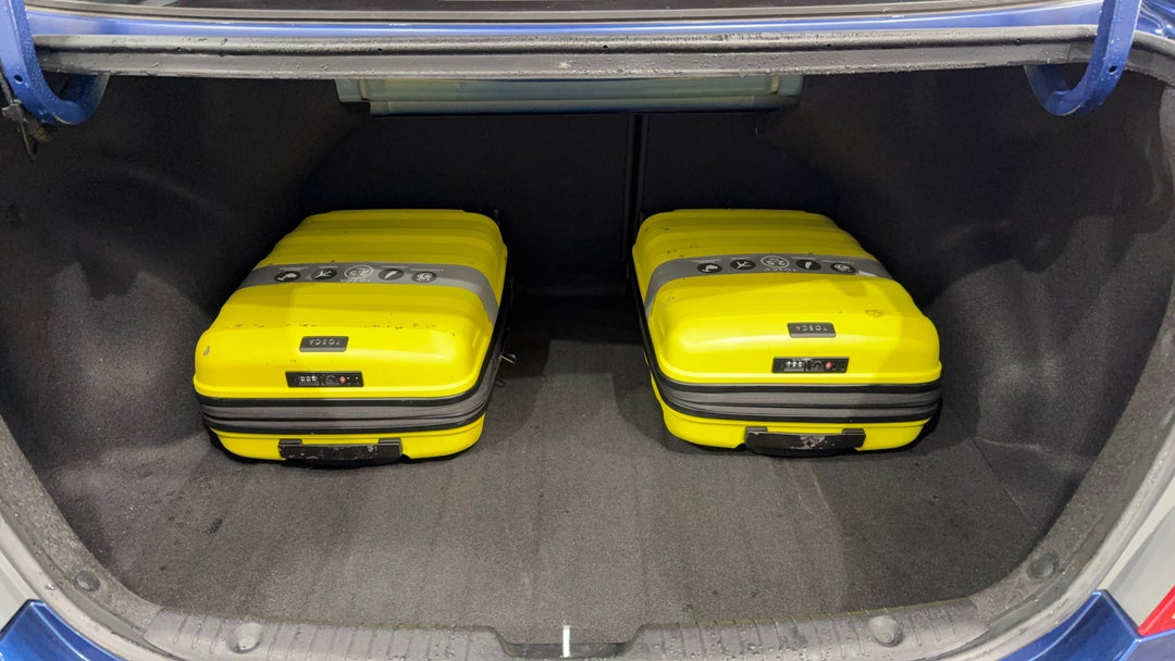 Boot Inside View with Luggage