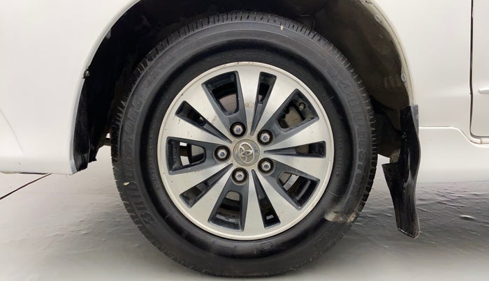 2015 Toyota Innova 2.5 VX 8 STR BS IV, Diesel, Manual, 1,66,882 km, Left Front Wheel