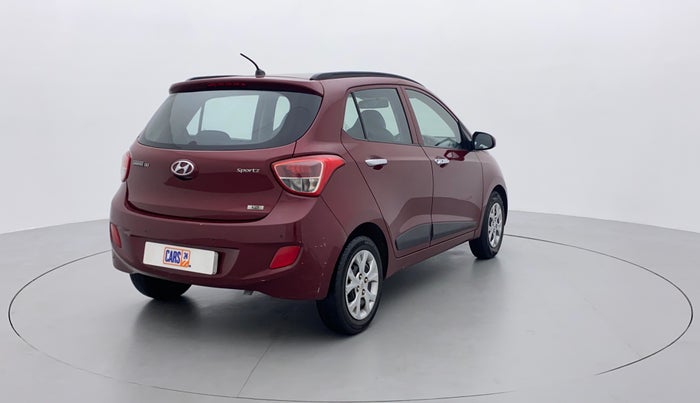 2013 Hyundai Grand i10 SPORTZ 1.2 KAPPA VTVT, Petrol, Manual, 77,847 km, Right Back Diagonal
