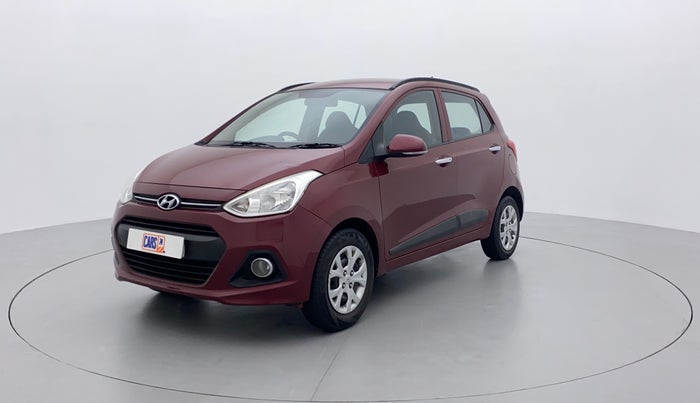 2013 Hyundai Grand i10 SPORTZ 1.2 KAPPA VTVT, Petrol, Manual, 77,847 km, Left Front Diagonal