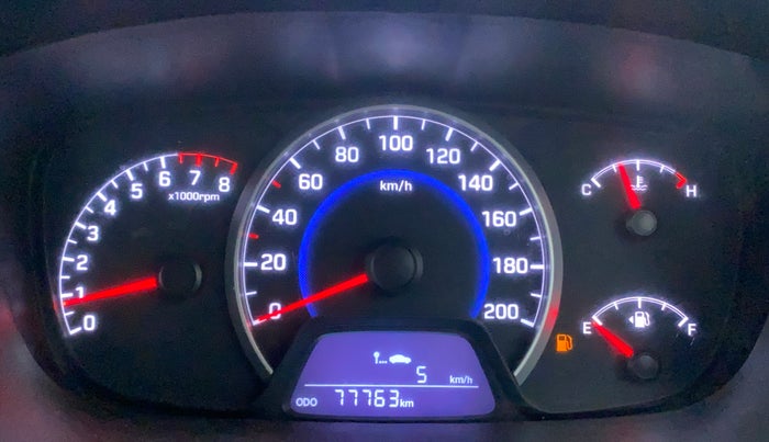 2013 Hyundai Grand i10 SPORTZ 1.2 KAPPA VTVT, Petrol, Manual, 77,847 km, Odometer Image
