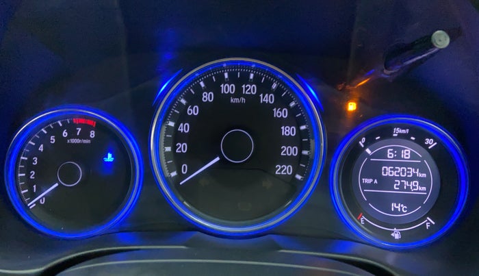 2014 Honda City SV MT PETROL, Petrol, Manual, 62,313 km, Odometer Image