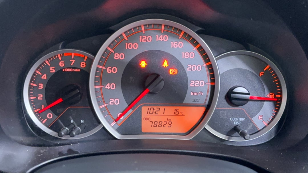 2018 Toyota Yaris Ascent, Manual, 78829 km, Odometer View