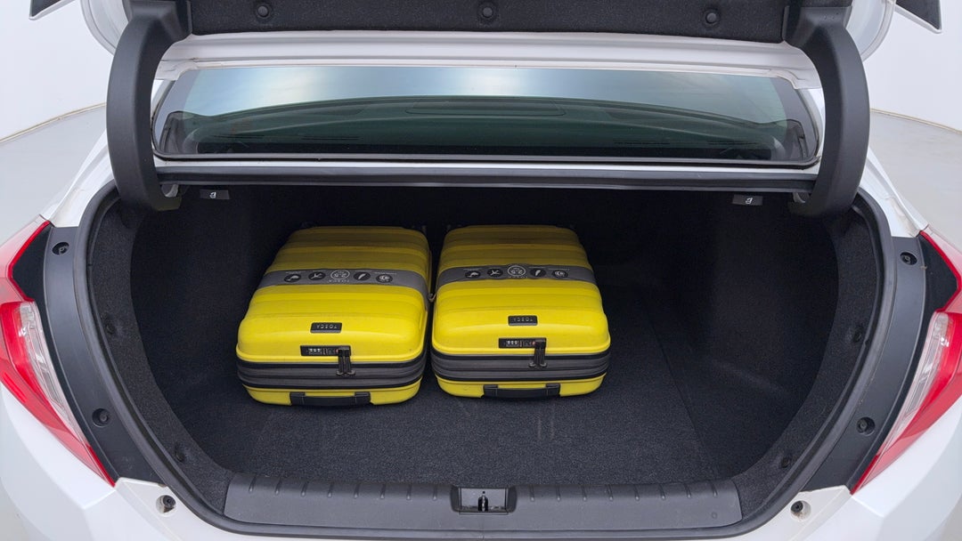 Boot Inside View with Luggage