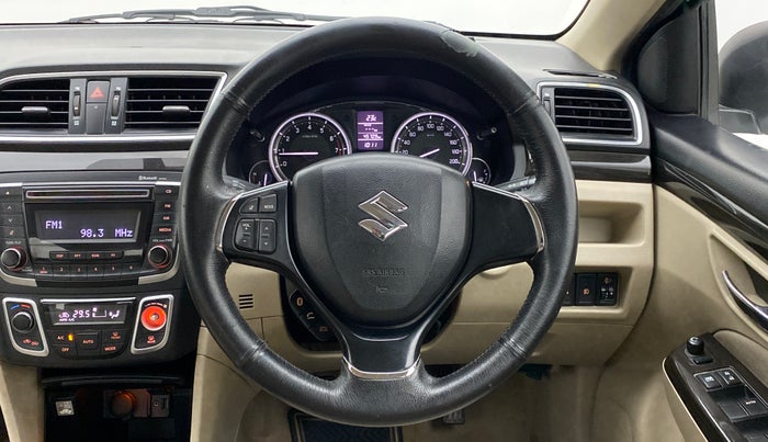 2015 Maruti Ciaz ZXI, Petrol, Manual, 45,748 km, Steering Wheel Close Up