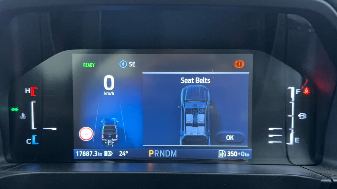 2025 Ford Ranger Phev Wildtrak (4x4), Automatic, 17887 km, Odometer View