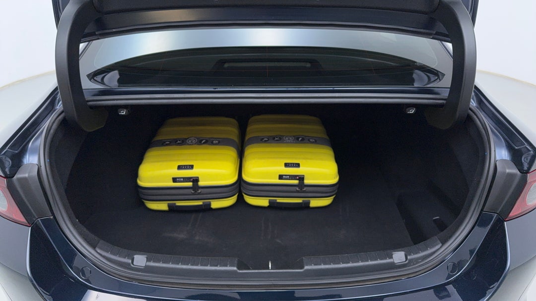 Boot Inside View with Luggage
