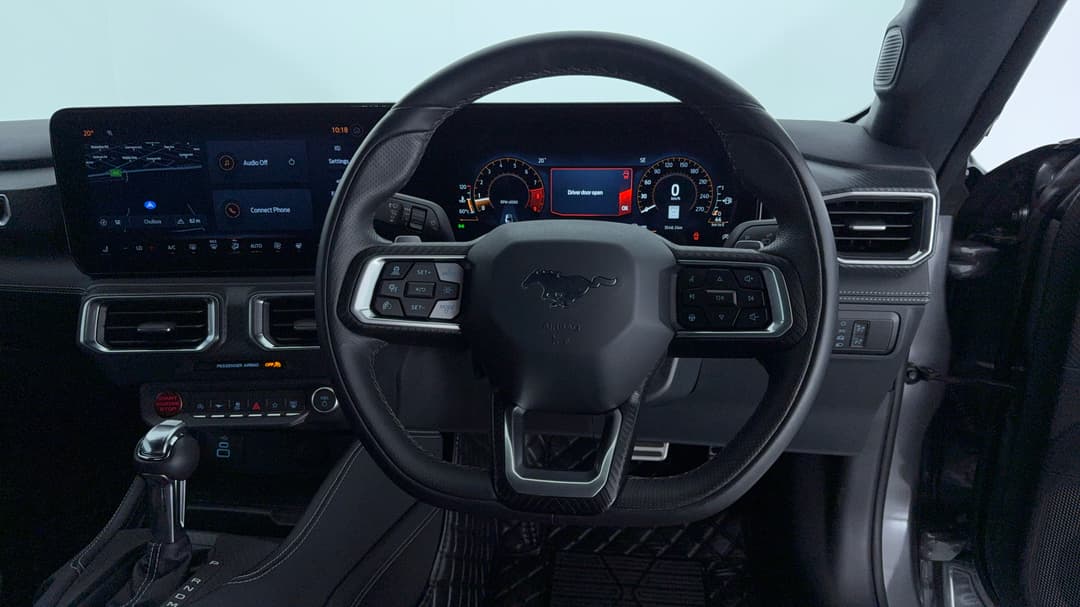 2024 Ford Mustang Gt 5.0 V8, Automatic, 3548 km, Steering Wheel Close-up