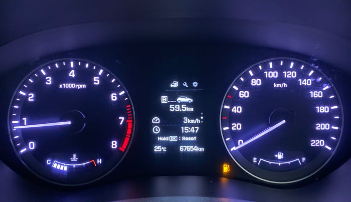 2017 Hyundai Elite i20 ASTA 1.2 (O), Petrol, Manual, 67,836 km, Odometer Image