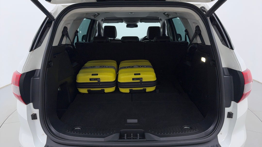 Boot Inside View with Luggage