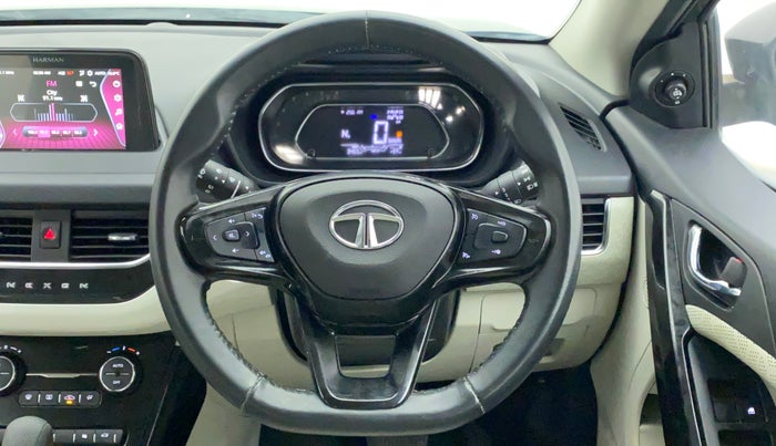 2023 Tata NEXON XZA PLUS (L) DUAL TONE, Petrol, Automatic, 3,454 km, Steering Wheel Close Up