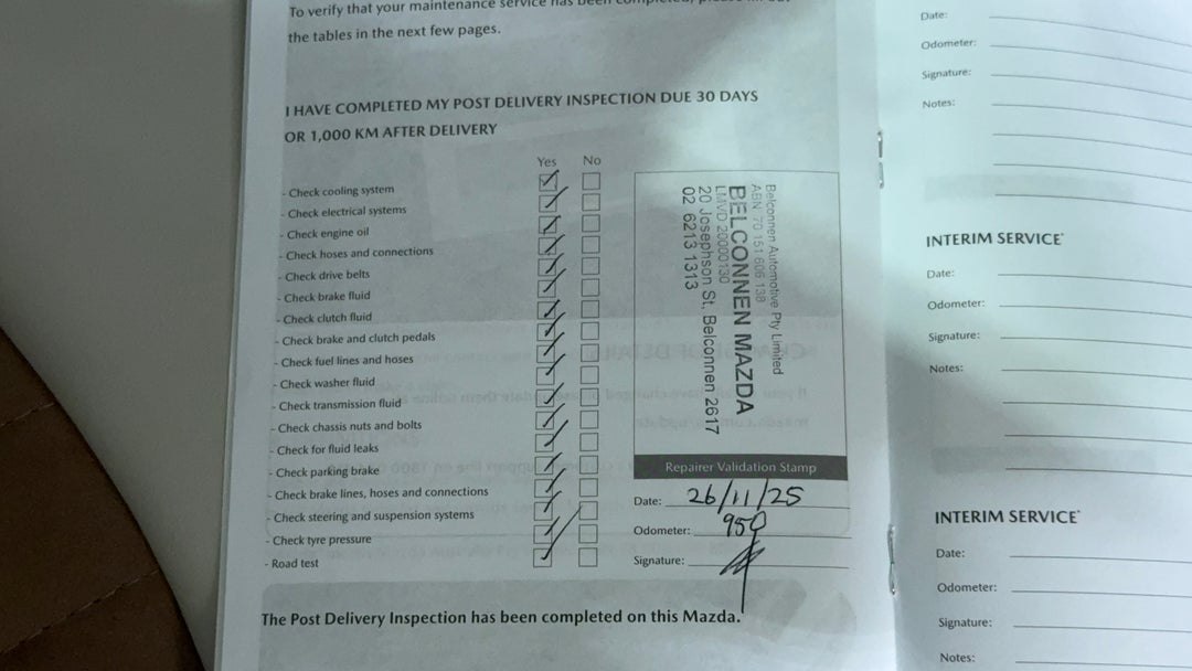 2024 Mazda CX-3 G20 Evolve, Automatic, 1086 km, Service History