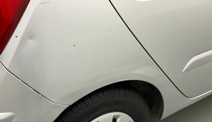2011 Hyundai i10 SPORTZ 1.2, Petrol, Manual, 55,723 km, Right quarter panel - Slightly dented