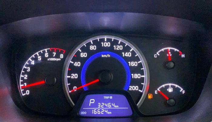 2017 Hyundai Grand i10 SPORTZ (O) AT 1.2 KAPPA VTVT, Petrol, Automatic, 16,624 km, Odometer Image