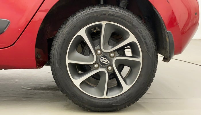 2017 Hyundai Grand i10 SPORTZ (O) AT 1.2 KAPPA VTVT, Petrol, Automatic, 16,624 km, Left Rear Wheel