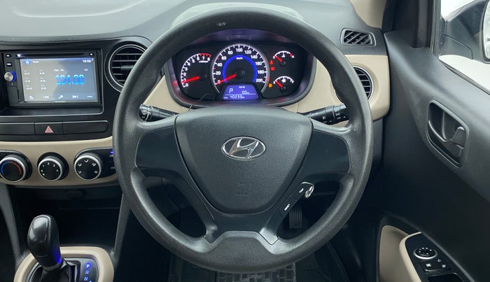 2017 Hyundai Grand i10 Magna 1.2 AT  VTVT, Petrol, Automatic, 40,661 km, Steering Wheel Close Up