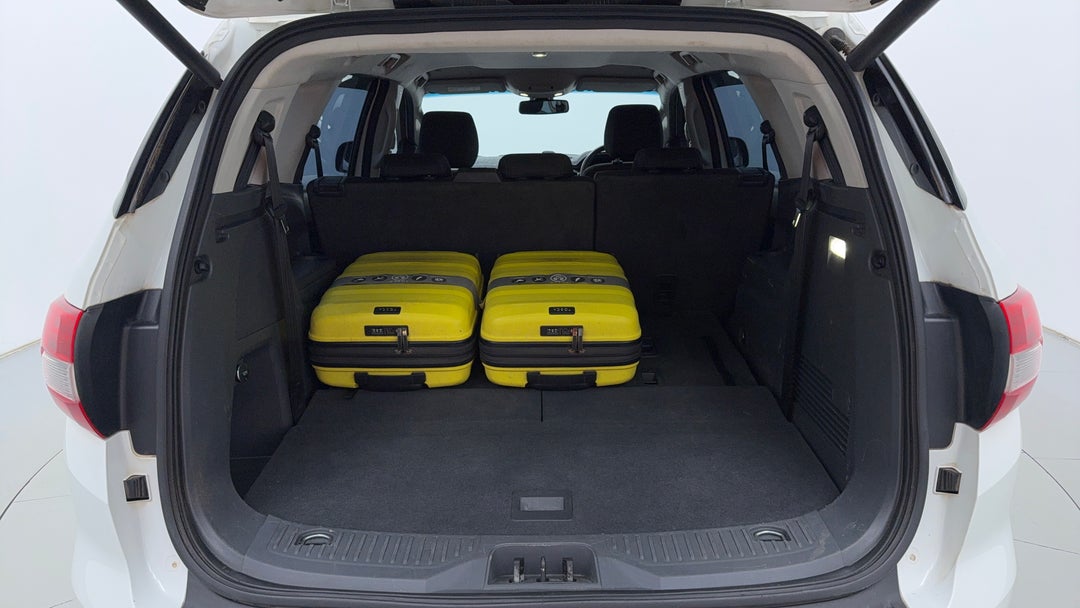 Boot Inside View with Luggage