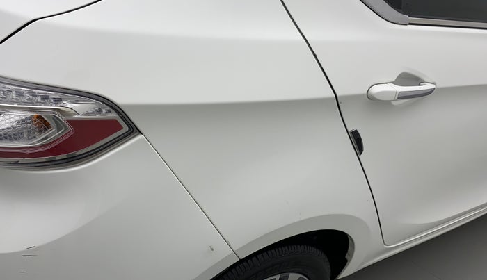 2022 Tata TIGOR XZA PLUS PETROL, Petrol, Automatic, 9,606 km, Right quarter panel - Minor scratches