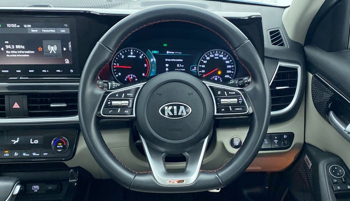 2020 KIA SELTOS 1.5 GTX+ AT, Diesel, Automatic, 58,373 km, Steering Wheel Close Up