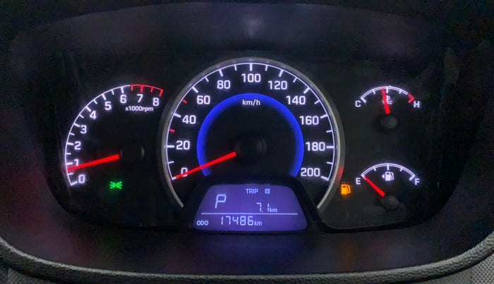 2017 Hyundai Grand i10 SPORTZ (O) AT 1.2 KAPPA VTVT, Petrol, Automatic, 17,542 km, Odometer Image