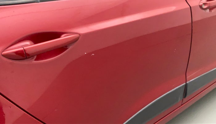 2017 Hyundai Grand i10 SPORTZ (O) AT 1.2 KAPPA VTVT, Petrol, Automatic, 17,542 km, Right rear door - Slightly dented