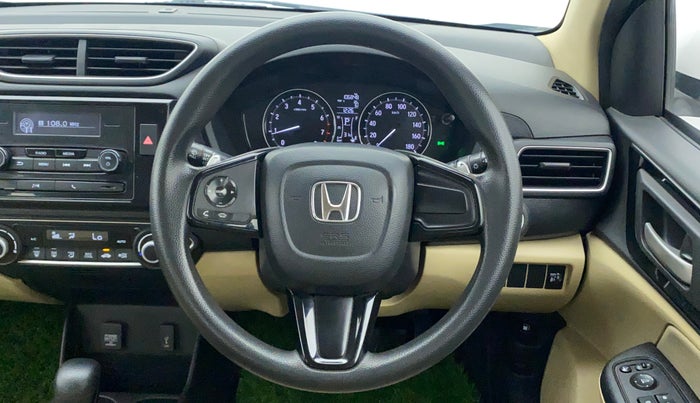 2018 Honda Amaze 1.2L I-VTEC V CVT, Petrol, Automatic, 1,06,848 km, Steering Wheel Close Up