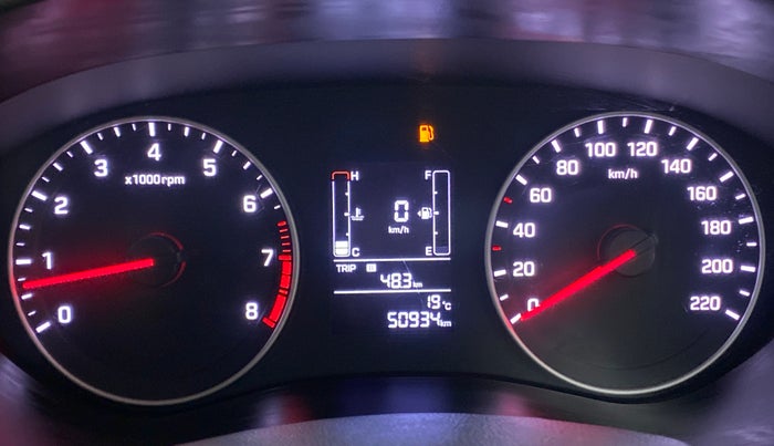 2018 Hyundai Elite i20 ASTA 1.2, Petrol, Manual, 50,933 km, Odometer Image