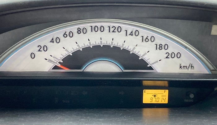 2011 Toyota Etios Liva G, Petrol, Manual, 97,269 km, Odometer Image