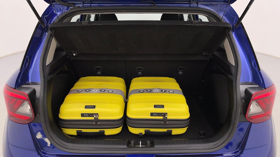 Boot Inside View with Luggage