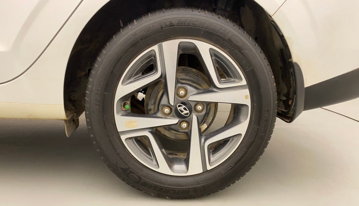 2020 Hyundai AURA SX+ 1.0 TURBO GDI MT, Petrol, Manual, 23,832 km, Left Rear Wheel