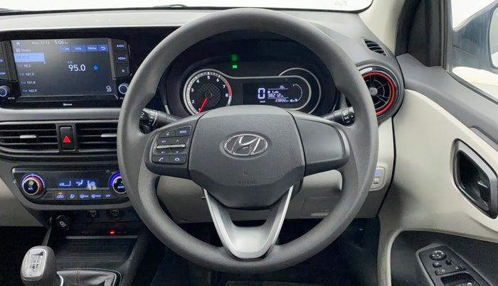 2020 Hyundai AURA SX+ 1.0 TURBO GDI MT, Petrol, Manual, 23,832 km, Steering Wheel Close Up