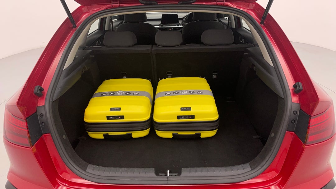 Boot Inside View with Luggage