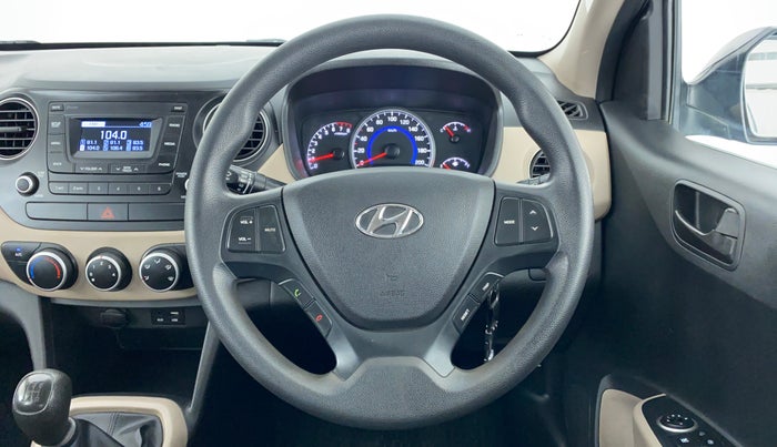 2018 Hyundai Grand i10 MAGNA 1.2 KAPPA VTVT, Petrol, Manual, 12,582 km, Steering Wheel Close Up