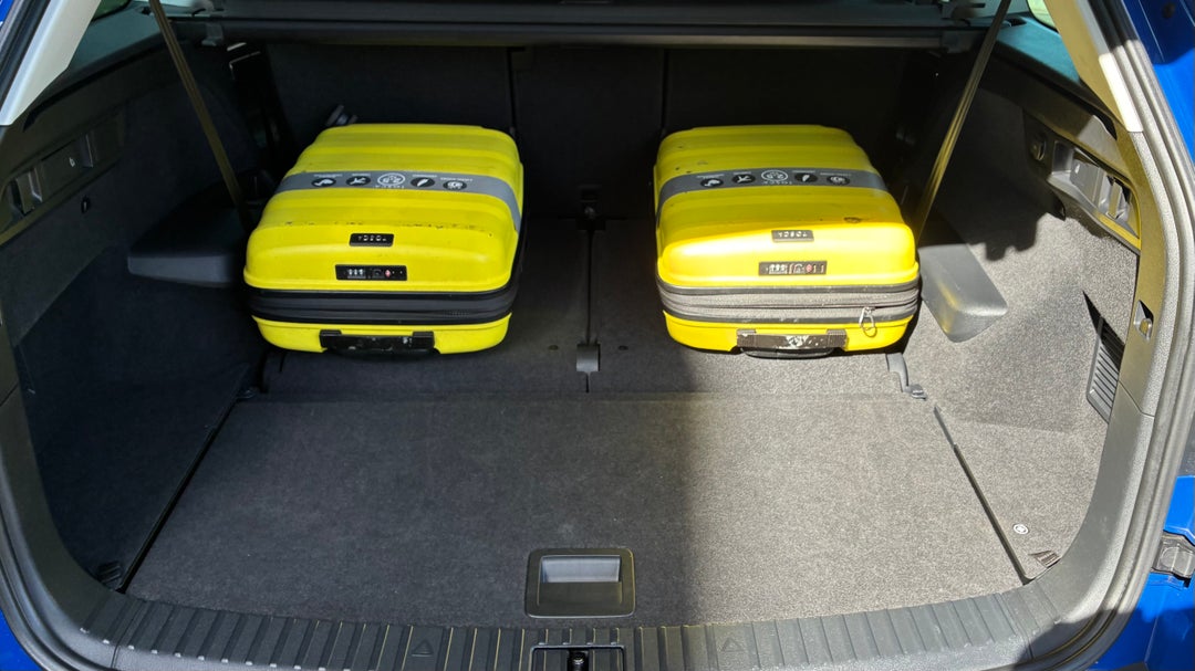 Boot Inside View with Luggage