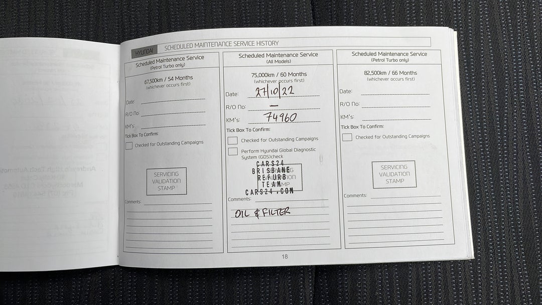 2016 Hyundai Accent Active, Manual, 74962 km, Service History