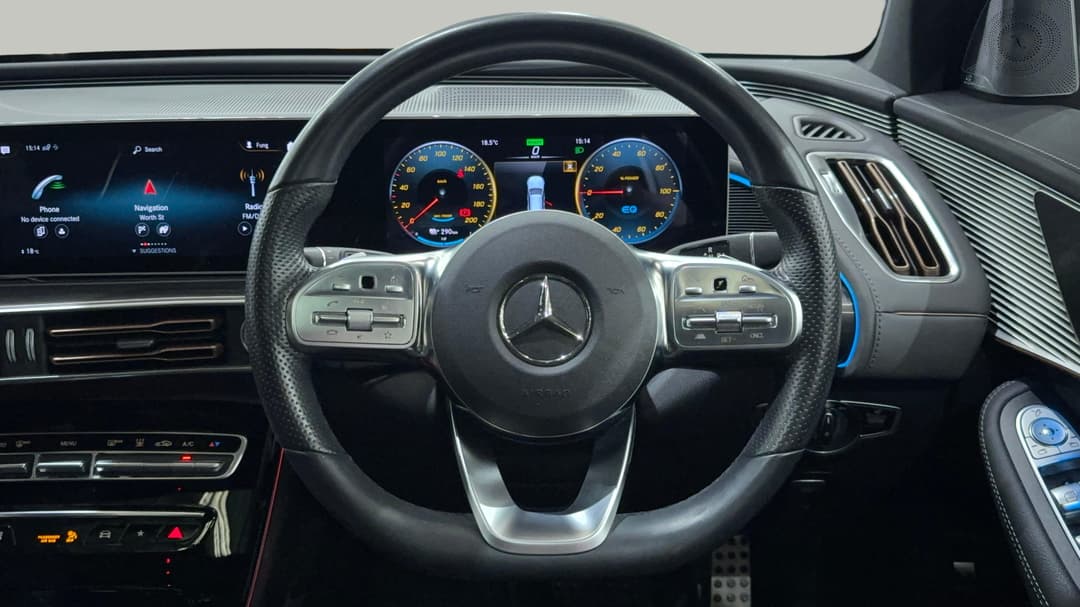 2020 Mercedes-benz Eqc 400 4matic, Automatic, 45316 km, Steering Wheel Close-up