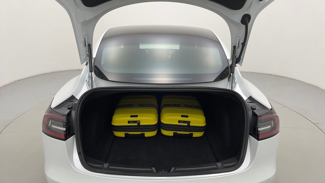 Boot Inside View with Luggage