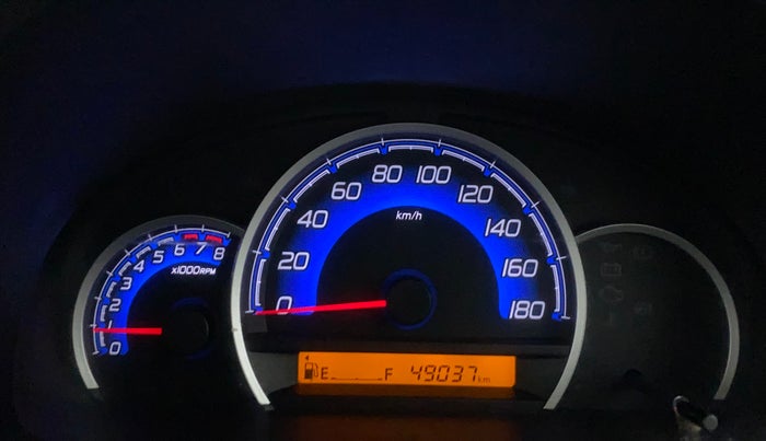 2017 Maruti Wagon R 1.0 VXI, Petrol, Manual, 49,036 km, Odometer Image