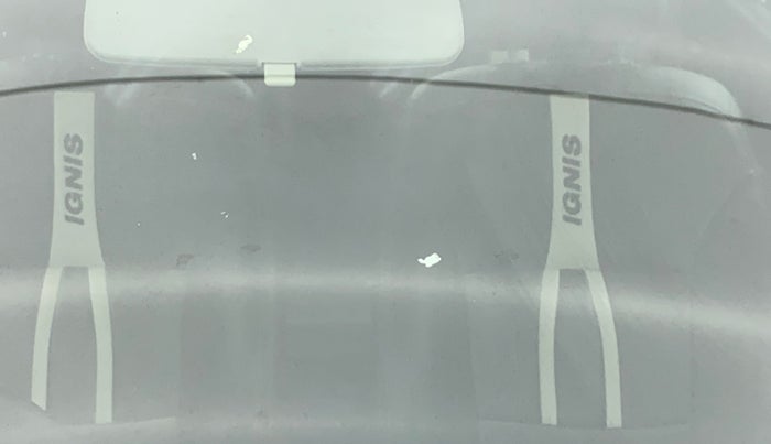 2017 Maruti IGNIS ZETA 1.2 AMT DUAL TONE, Petrol, Automatic, 29,406 km, Front windshield - Minor spot on windshield