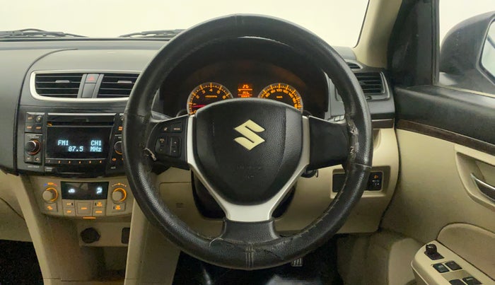 2012 Maruti Swift Dzire ZXI, Petrol, Manual, 33,997 km, Steering Wheel Close Up