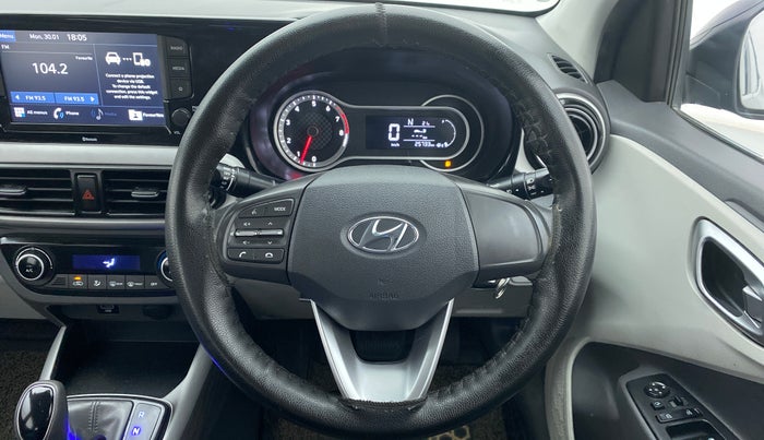 2020 Hyundai GRAND I10 NIOS SPORTZ AMT 1.2 KAPPA VTVT, Petrol, Automatic, 25,733 km, Steering Wheel Close Up