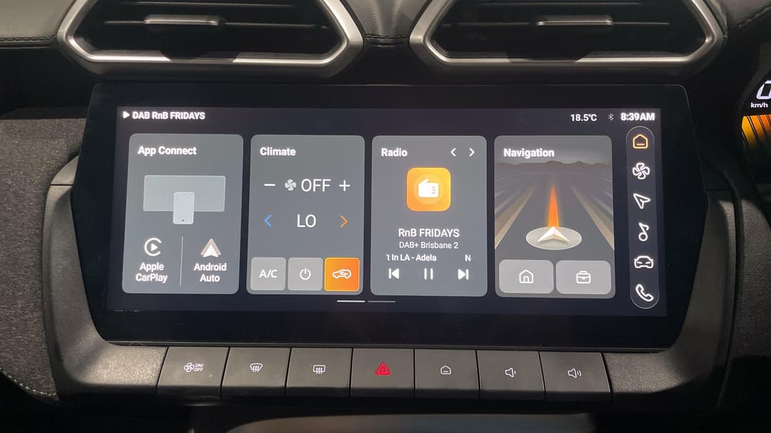 2024 MG ZS Hybrid+ Excite, Automatic, 11241 km, Infotainment System