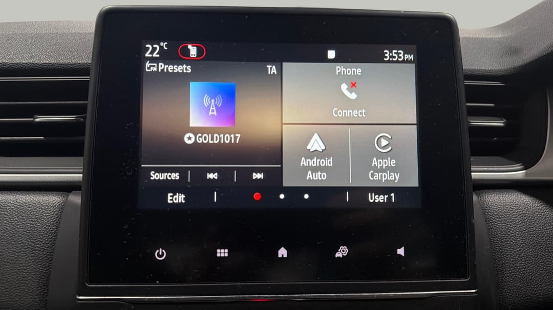 2022 Renault Captur Life, Automatic, 48350 km, Infotainment System