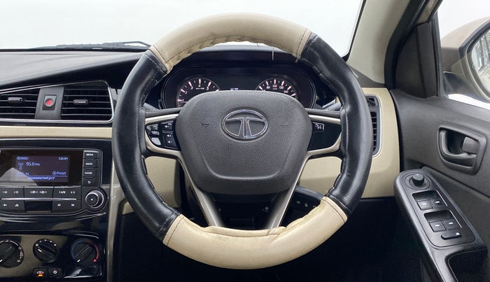 2015 Tata Zest XMA QUADRAJET 90PS, Diesel, Automatic, 65,422 km, Steering Wheel Close Up