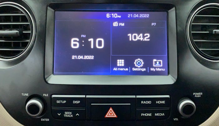 2017 Hyundai Grand i10 ASTA 1.2 KAPPA VTVT, Petrol, Manual, 27,155 km, Infotainment System