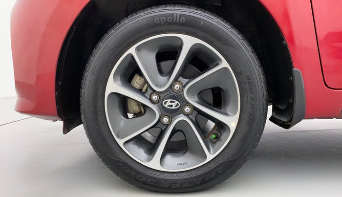 2017 Hyundai Grand i10 ASTA 1.2 KAPPA VTVT, Petrol, Manual, 27,155 km, Left Front Wheel