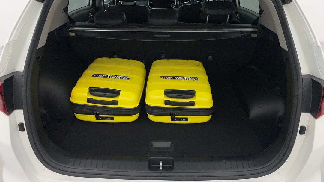 Boot Inside View with Luggage