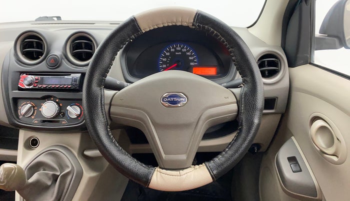 2014 Datsun Go T, Petrol, Manual, 20,866 km, Steering Wheel Close Up
