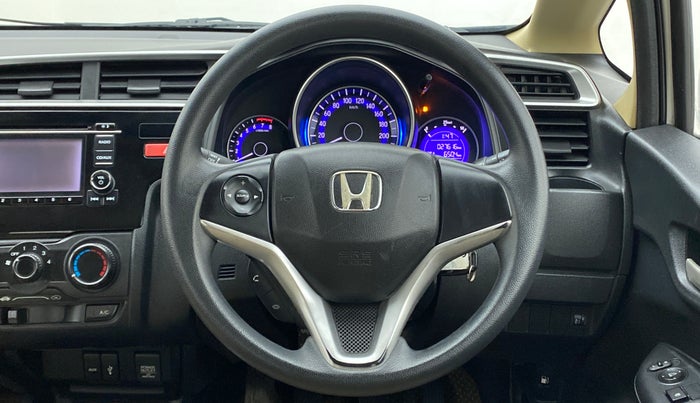 2015 Honda Jazz 1.2 SV MT, Petrol, Manual, 27,732 km, Steering Wheel Close Up